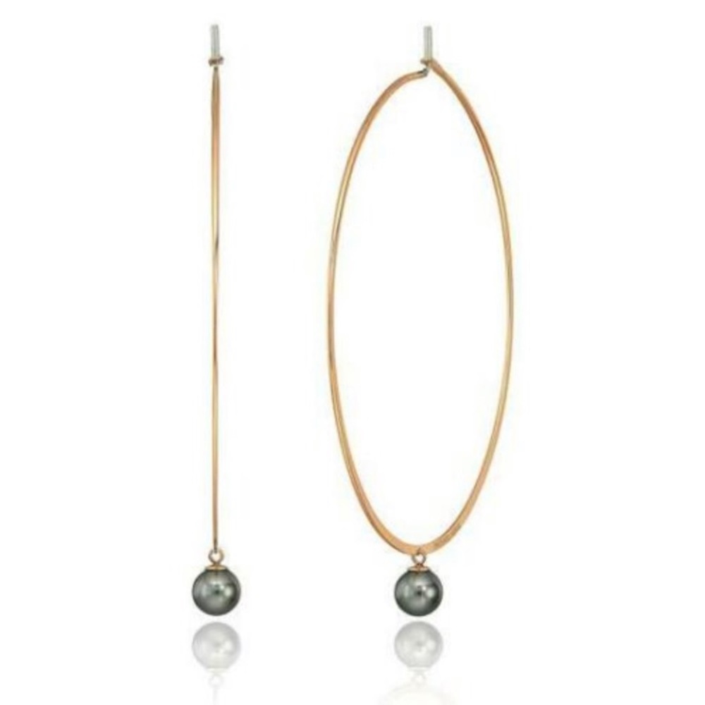 Michael Kors Rose Gold Hoop Earrings